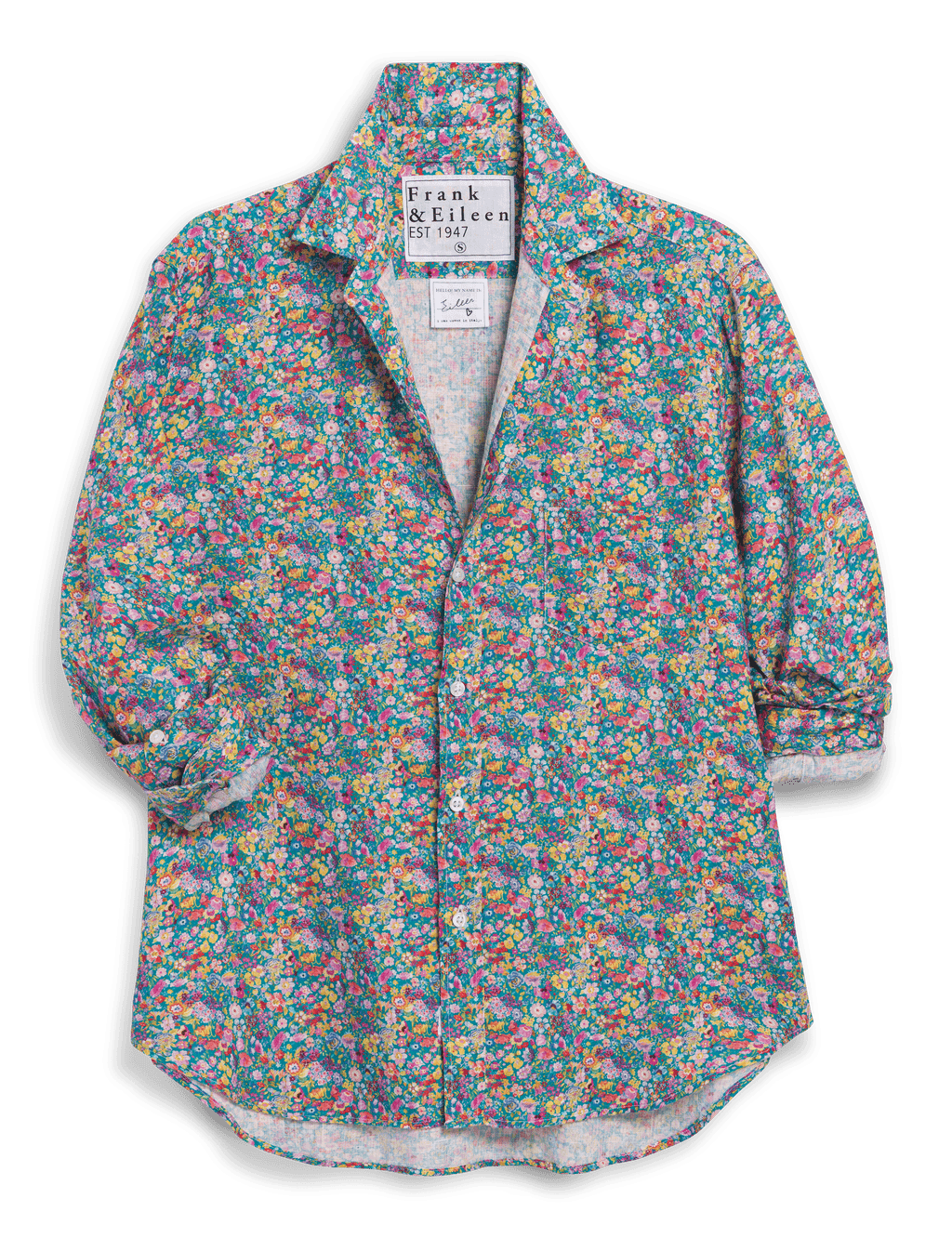 EILEEN Multicolor Flowers, Italian Classic Linen