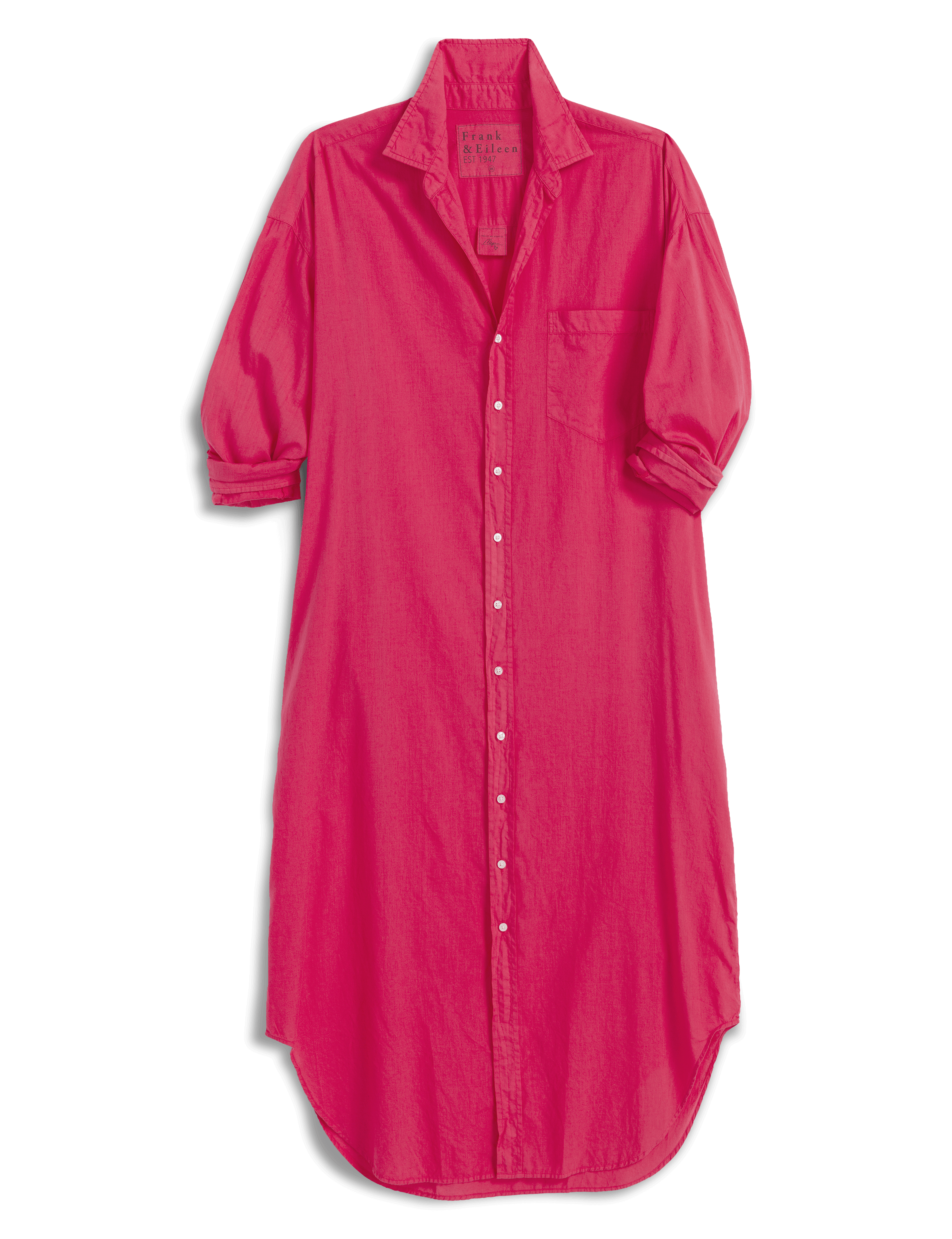 MEGAN Raspberry, Organic Voile