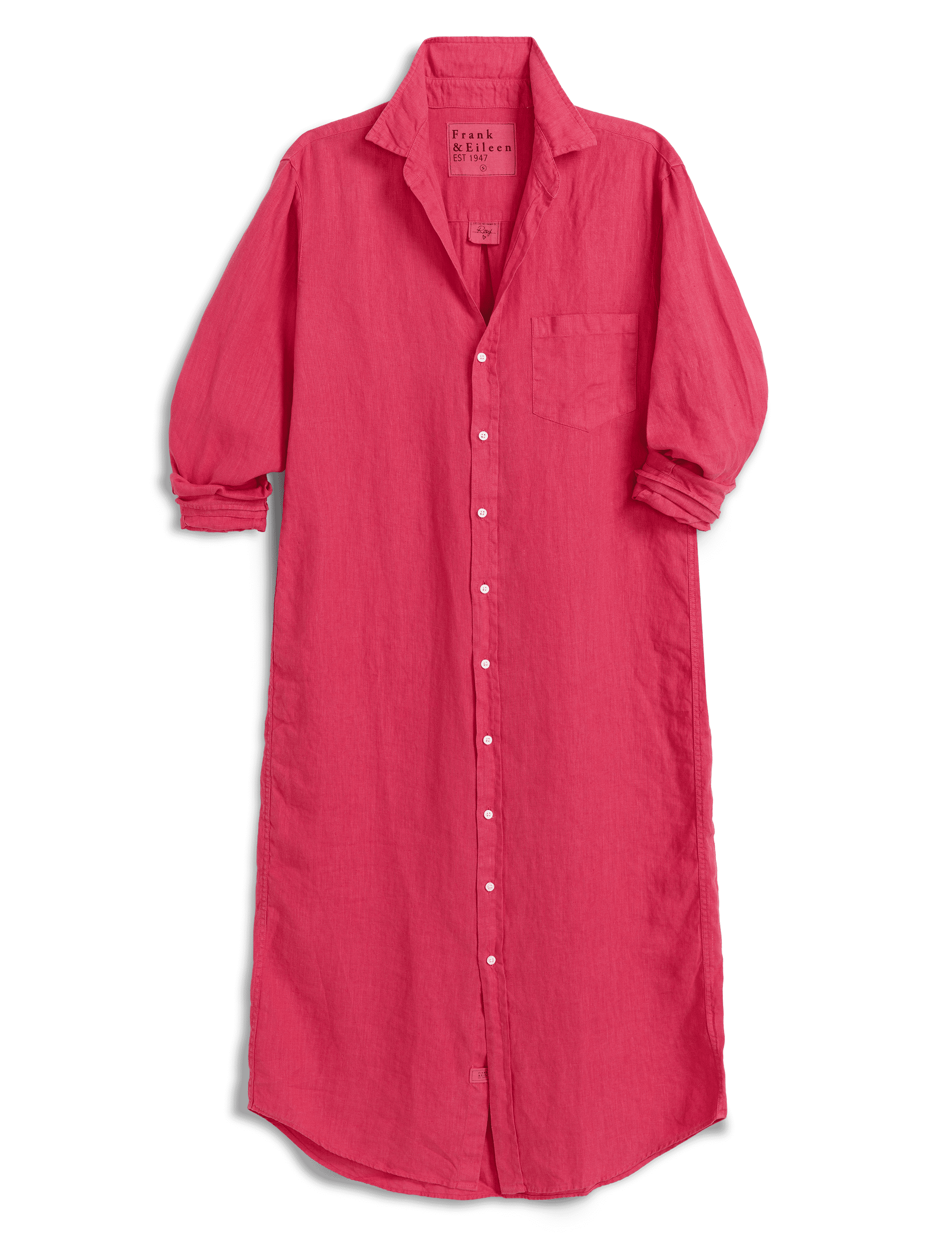RORY Raspberry, Washed Linen