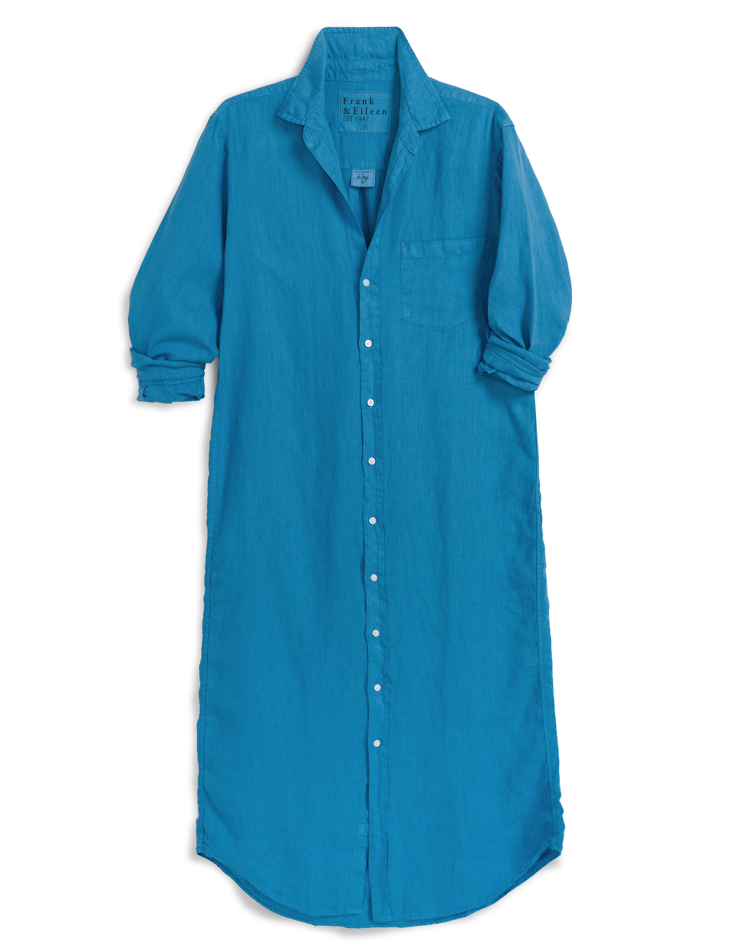 RORY Turquoise, Washed Linen