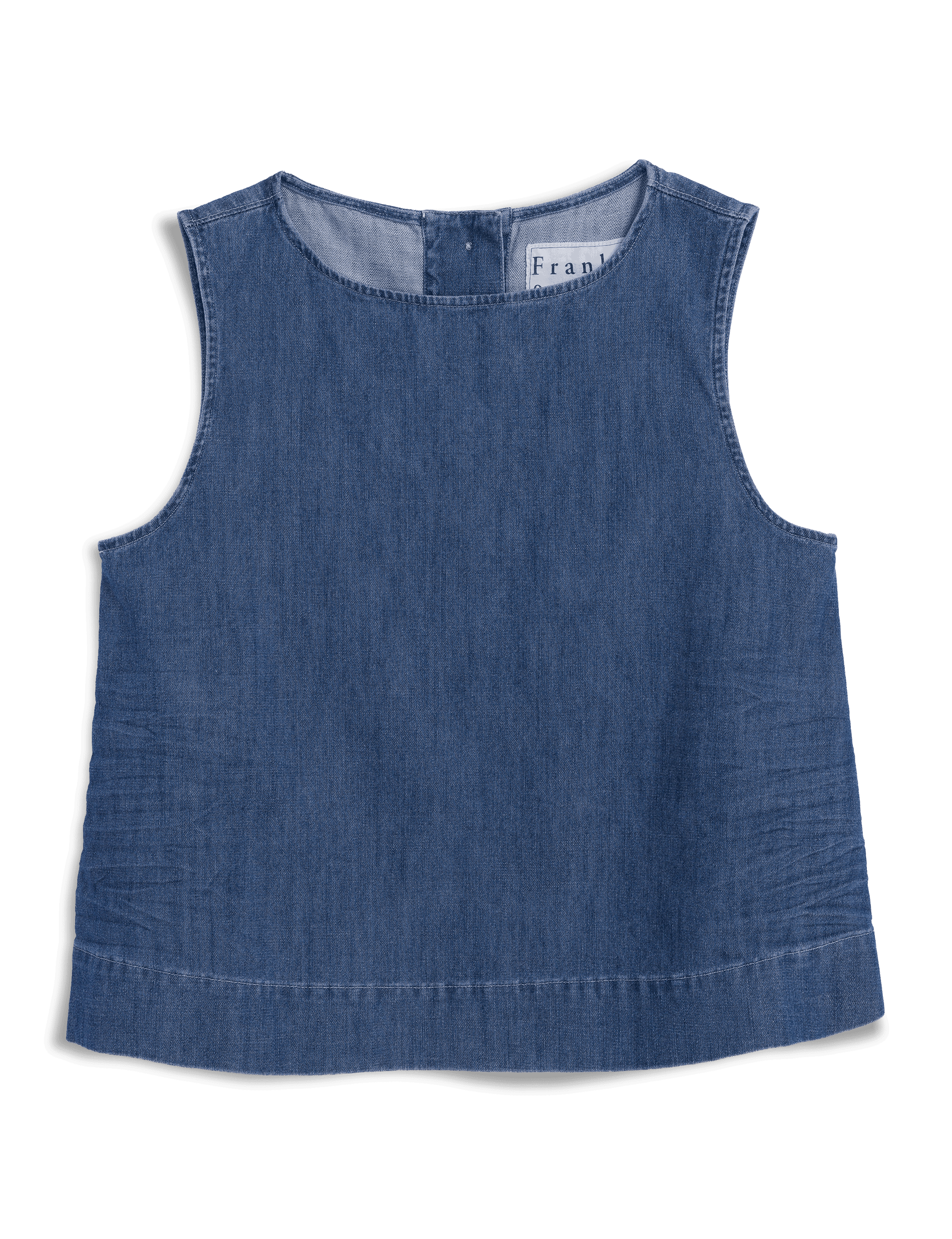 SHELLEY Distressed Indigo Wash, Famous Denim