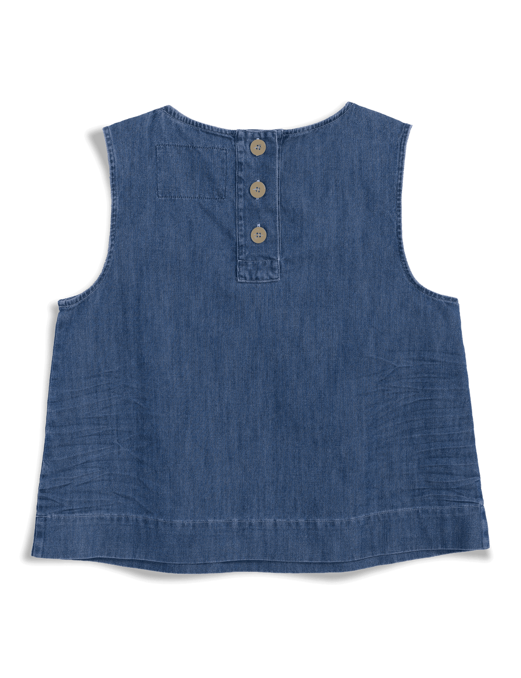 SHELLEY Distressed Indigo Wash, Famous Denim