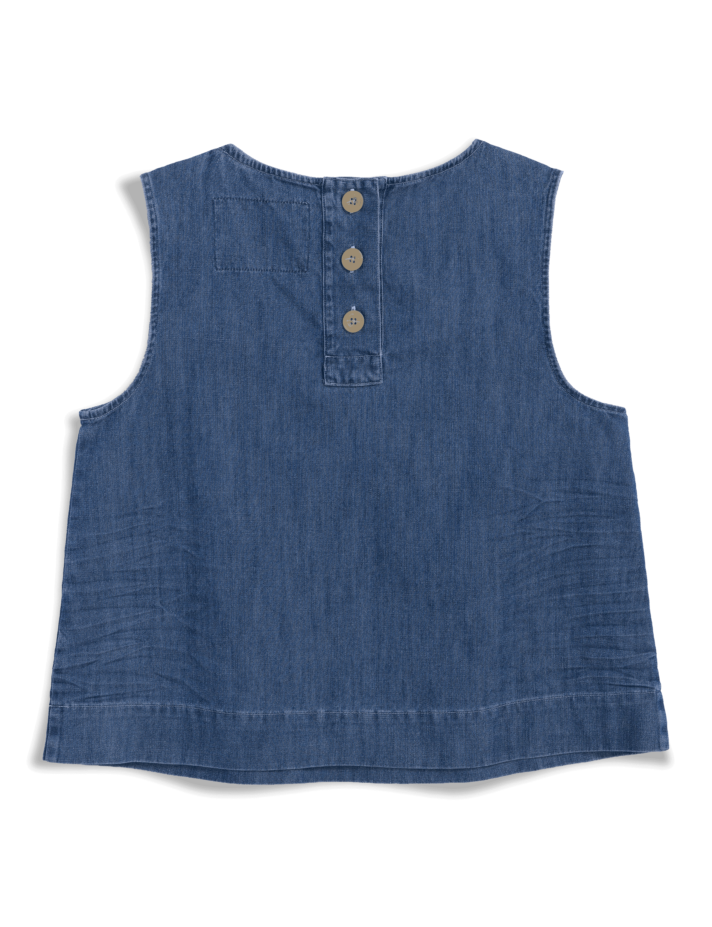 SHELLEY Distressed Indigo Wash, Famous Denim