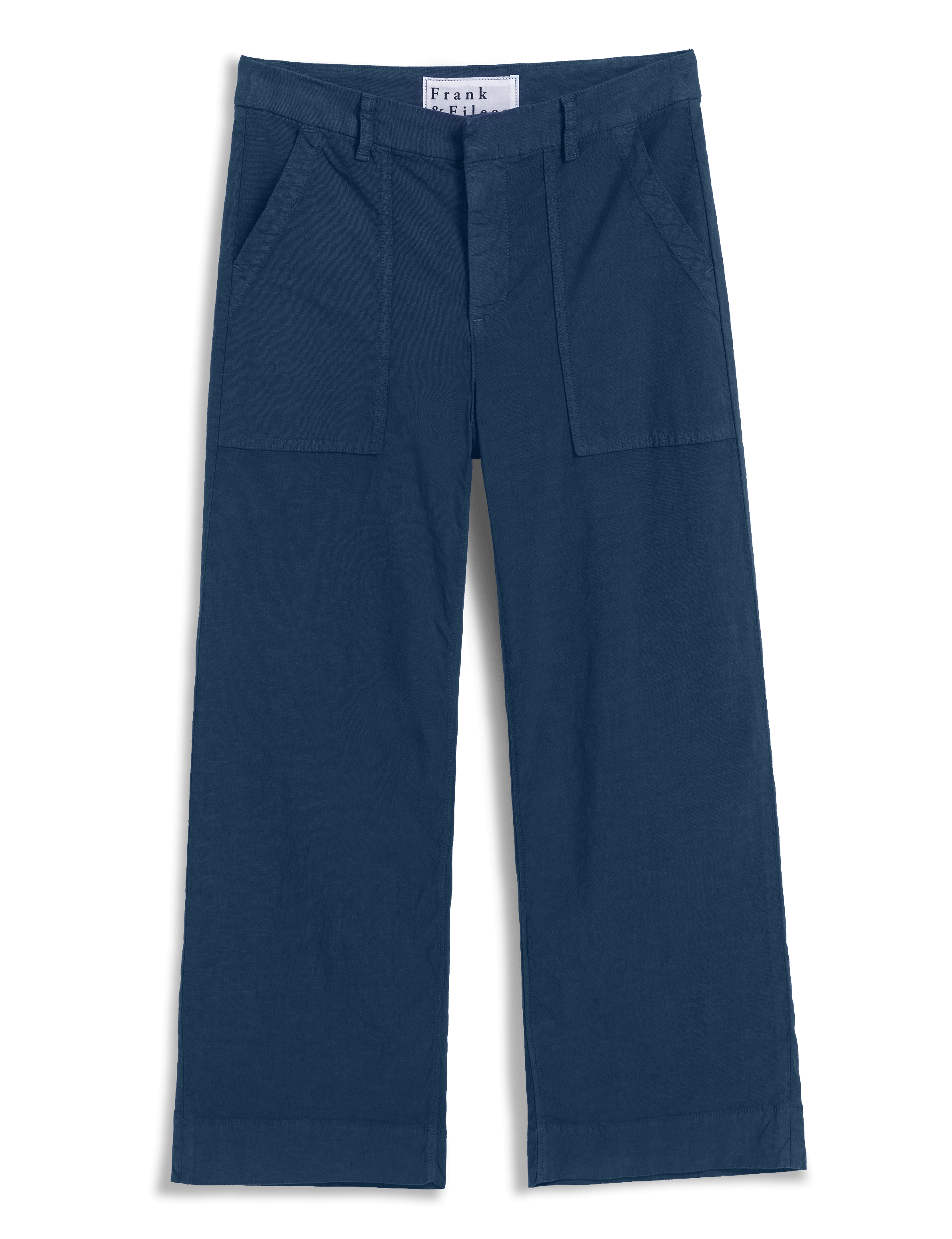 WEXFORD PATCH POCKET Summer Navy, Italian Performance Linen